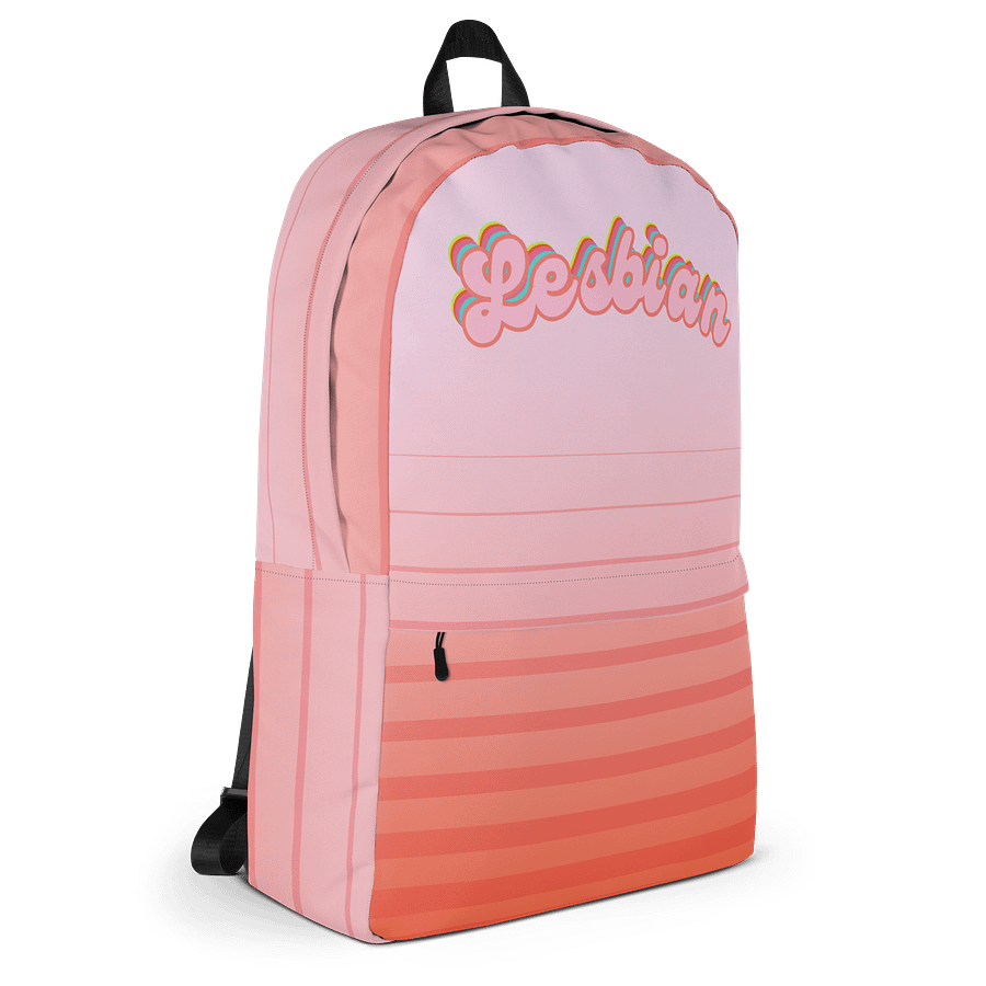 LGBTQIAP2S+ 2025, Curved Lesbian, Backpack product image (3)