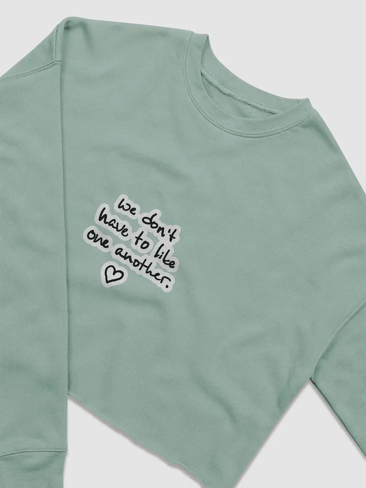 ONE ANOTHER (bubble design) Women's Fleece Crop Sweatshirt product image (17)