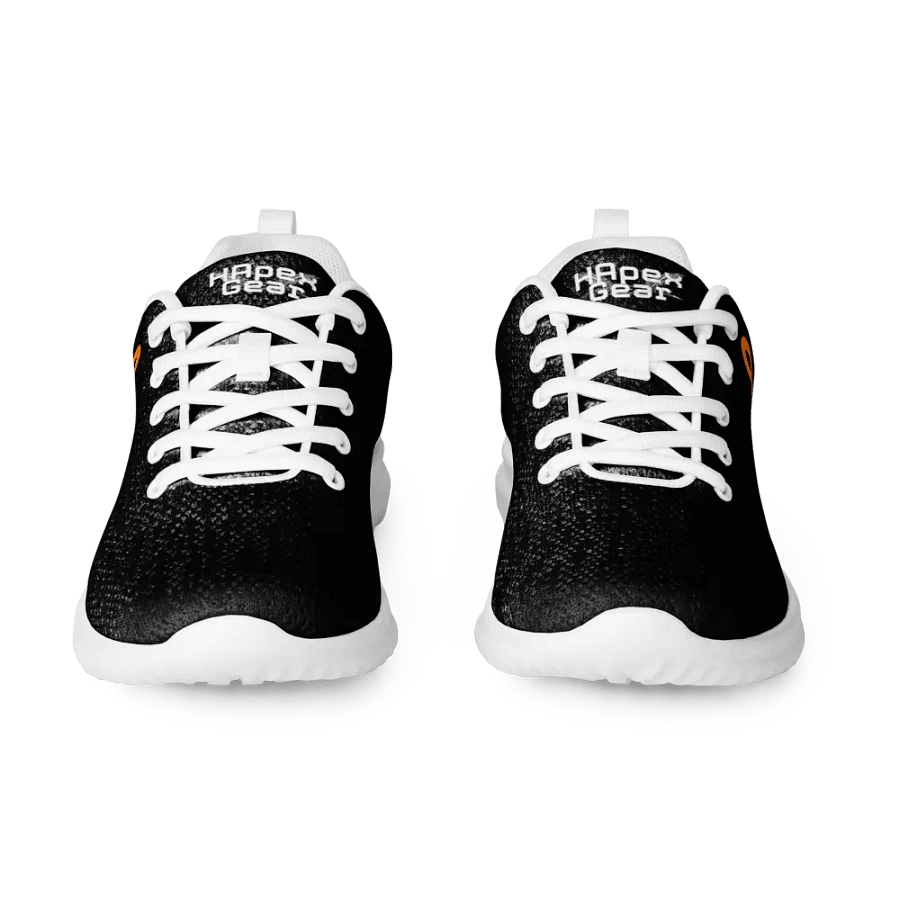 White HApex Gear White Logo Cancer Awareness Orange Ribbon. Black Men's Athletic Shoes product image (7)