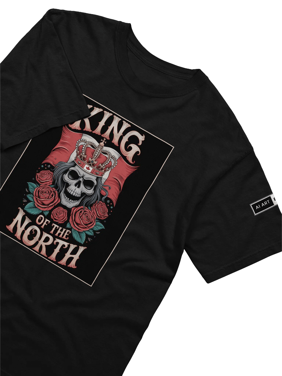 "KING OF THE NORTH" 100% cotton T-shirt product image (3)