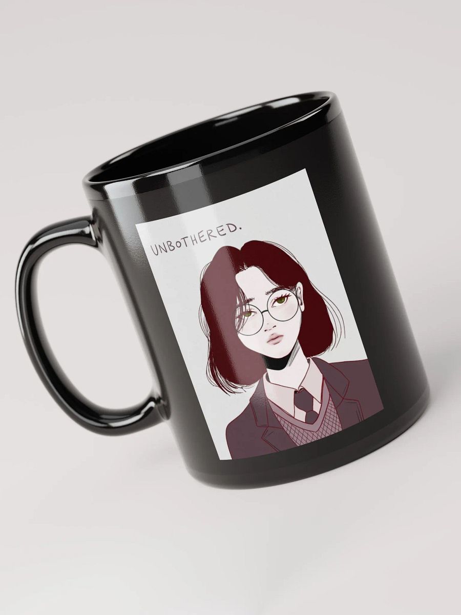 unbothered mug black product image (5)