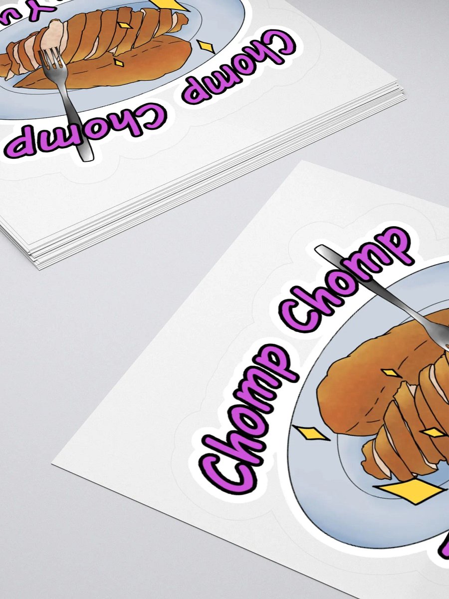 "Chomp Chomp" Kiss Cut Stickers product image (12)