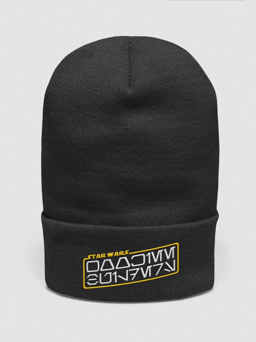 Wookiee Builder Logo Beanie (Aurebesh) product image (1)