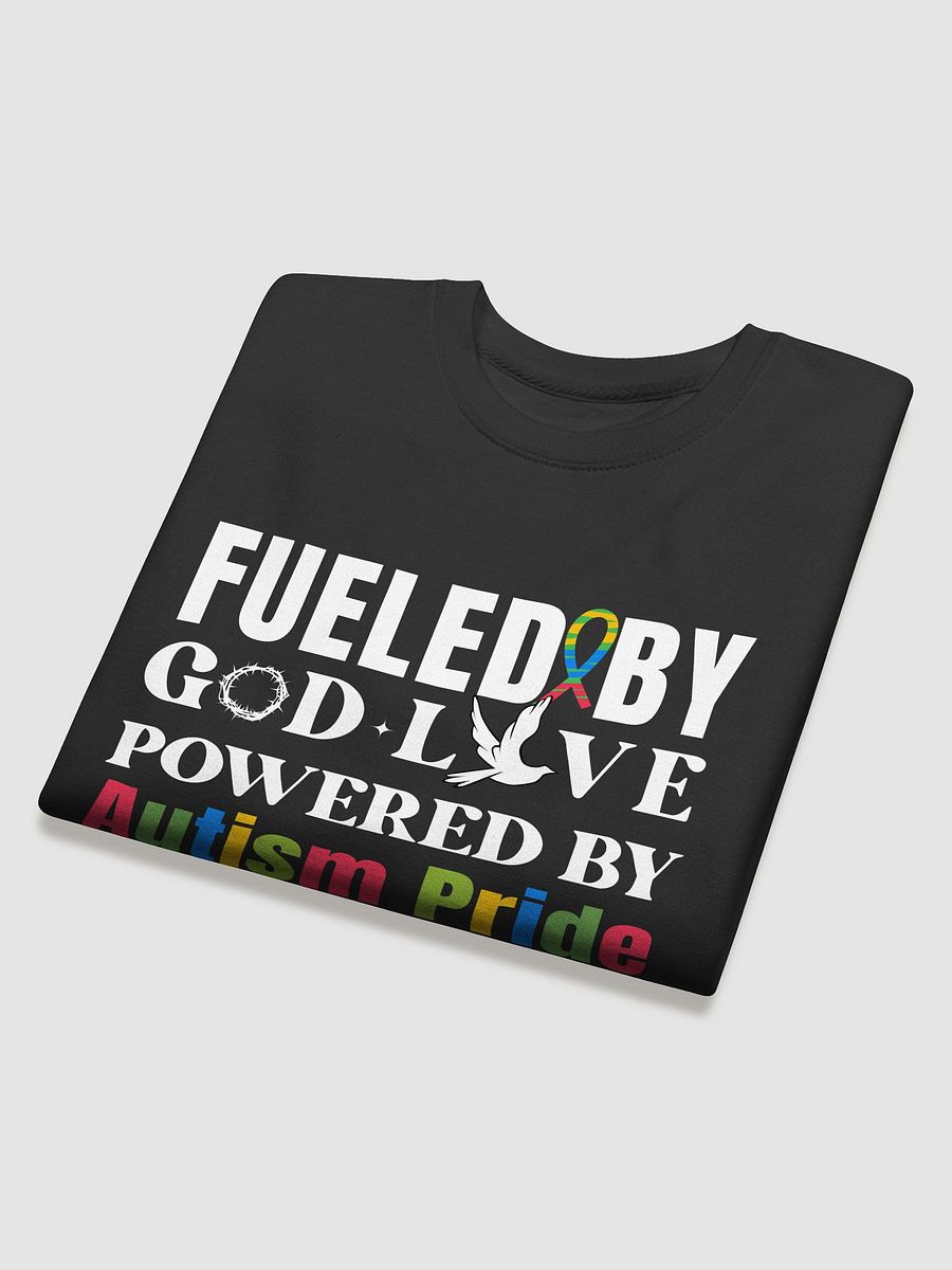 Fueled By God, Powered By Autism Pride, Autism Heritage Sweatshirt product image (4)