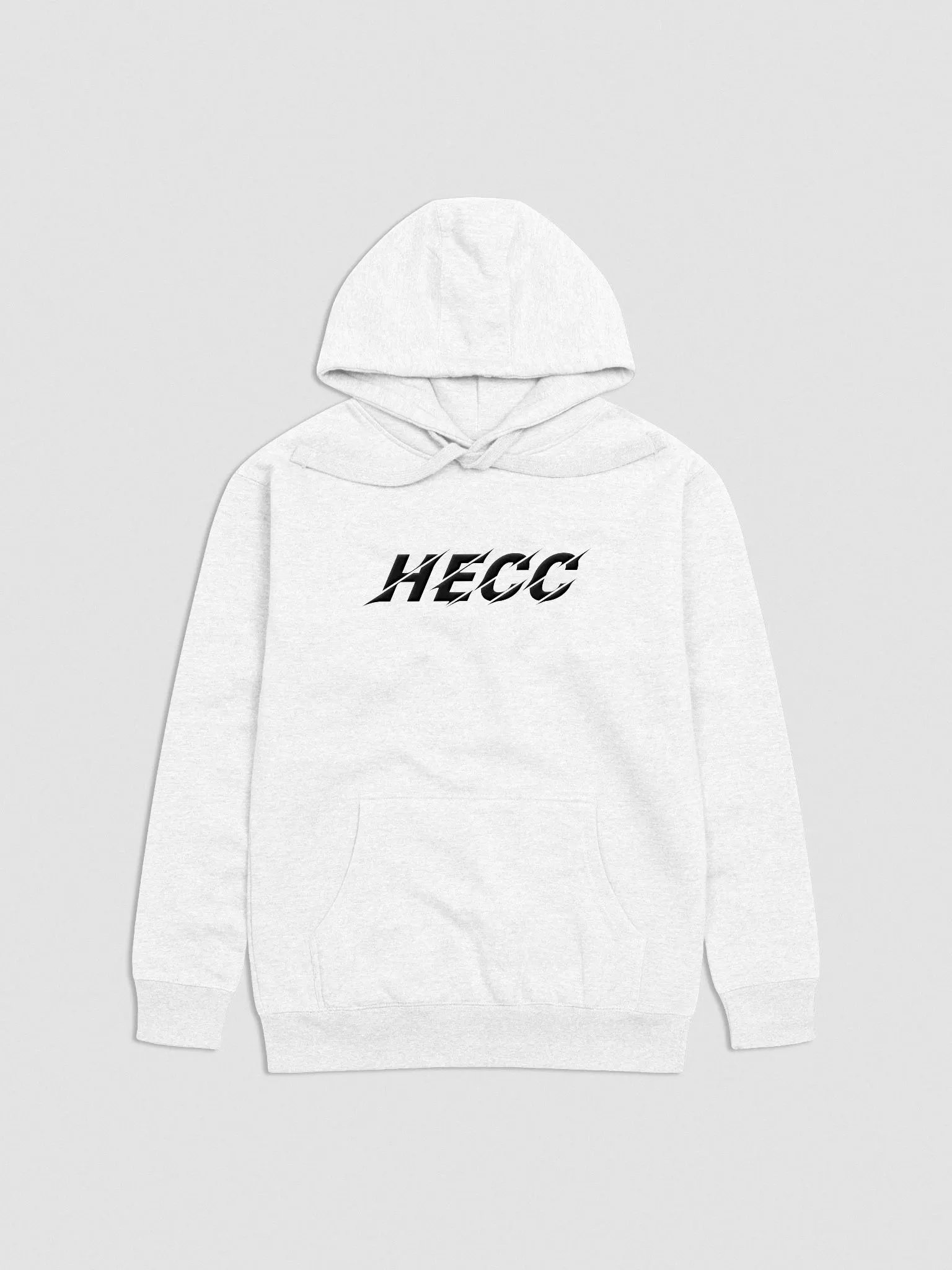 HECC hoodie black text product image (1)