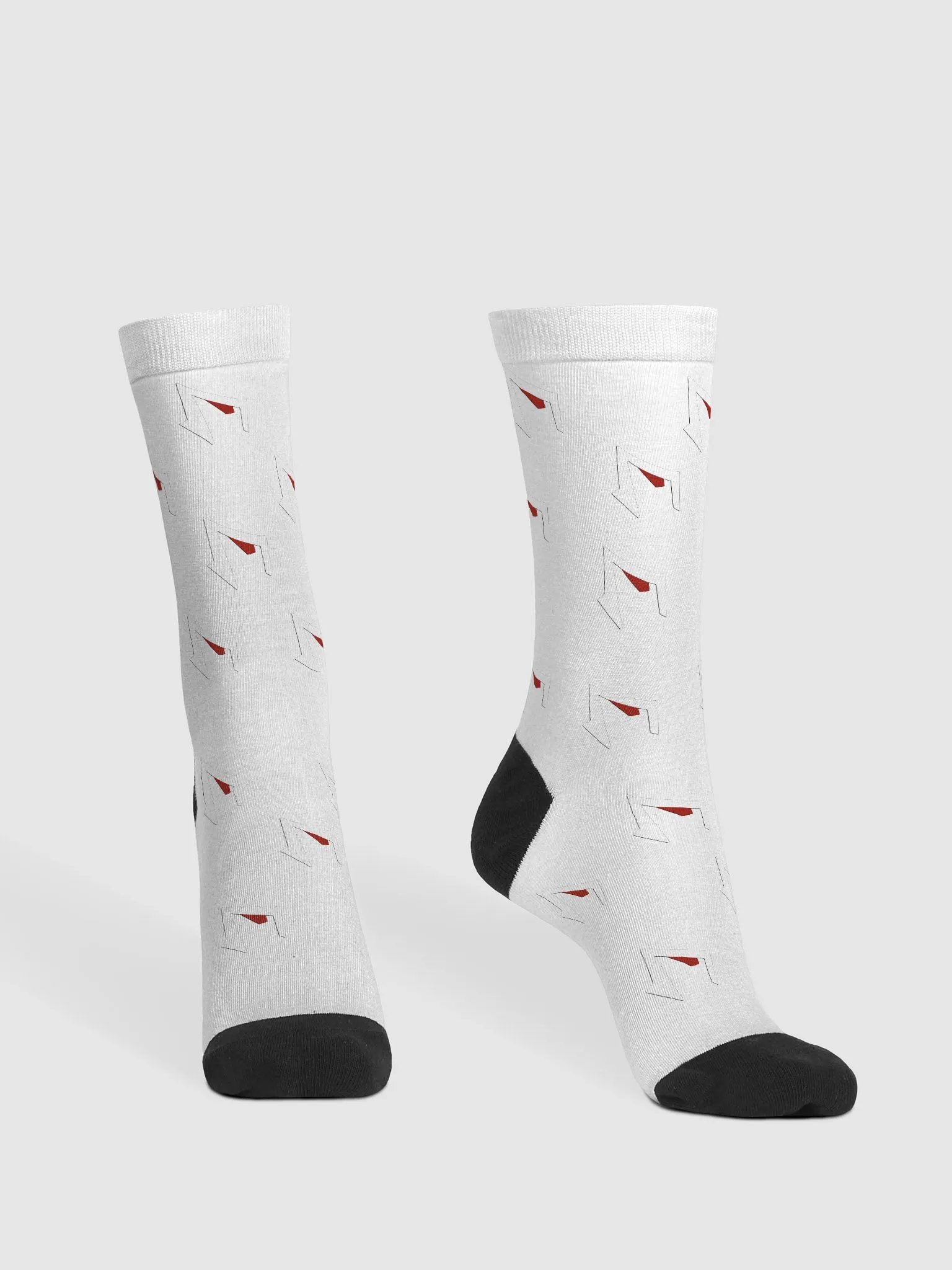 FAME PRODUCTIONS WHITE SOCKS WITH LOGO ONLY product image (2)
