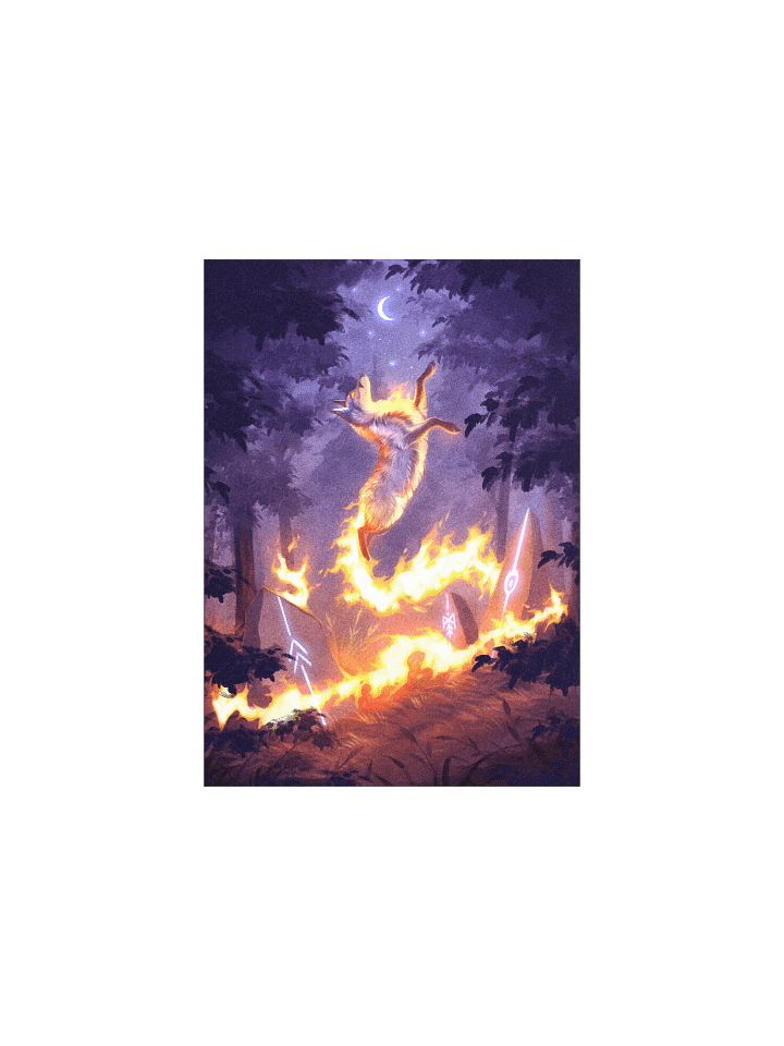 Fire Fantasy | Matte paper poster product image (1)