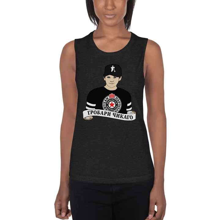 Grobari Čikago KK Partizan Bella+Canvas Women's Flowy Muscle Tank product image (1)