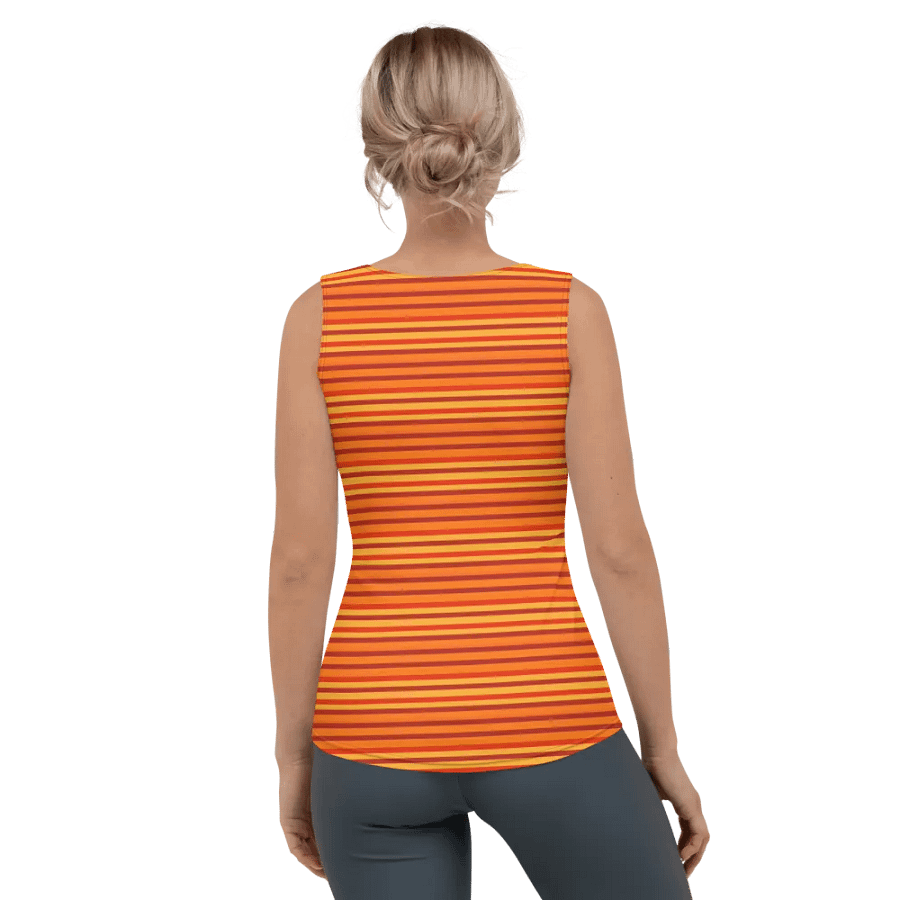 Rays of Warmth Striped Women's Tank Top product image (4)