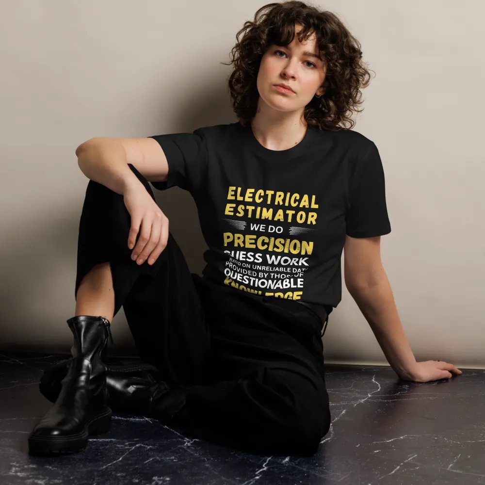 Electrical Estimator We Do Unisex Premium T-Shirt product image (7)
