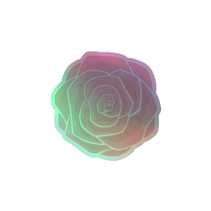 Rose Buds Logo Kiss-Cut Holographic Sticker product image (2)