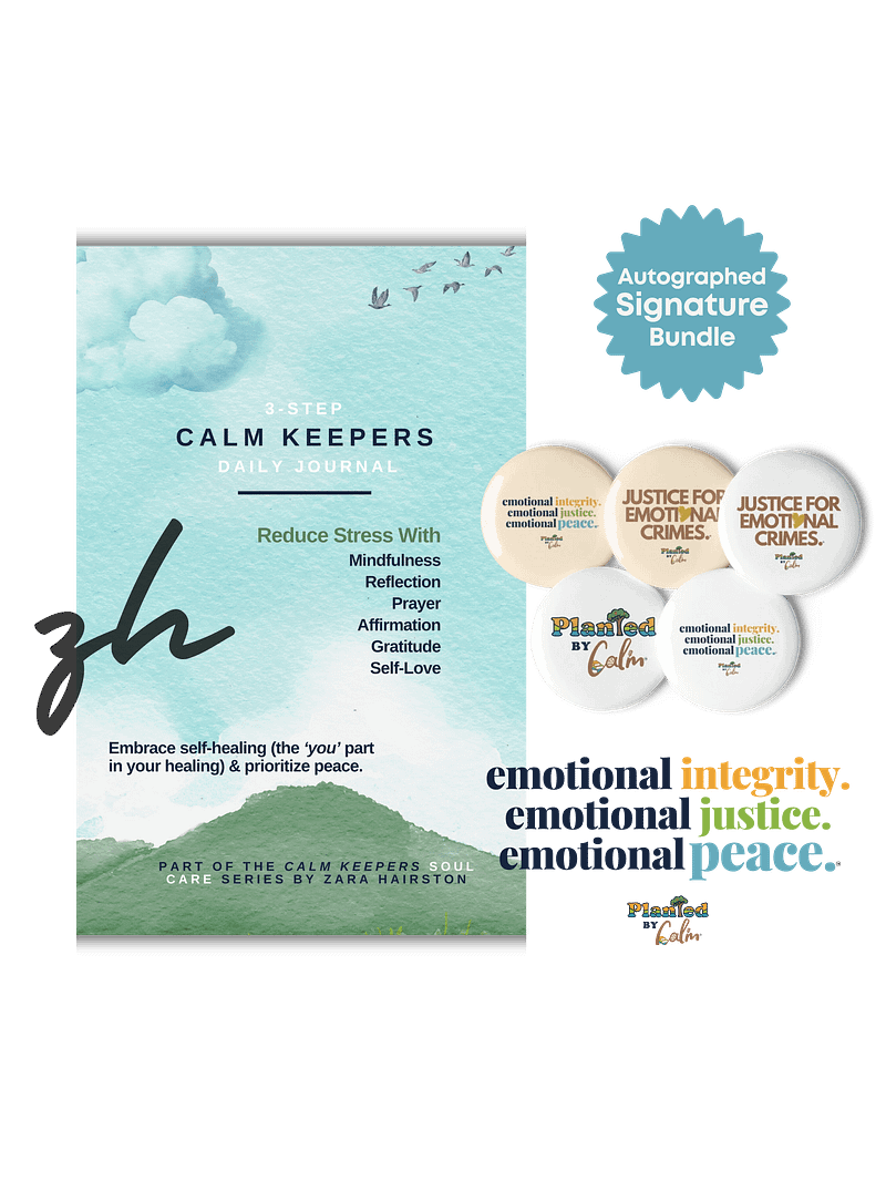 Signature Bundle, 3-Step Calm Keepers Daily Journal