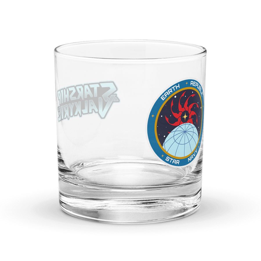 Starship Valkyrie Double Logo Captain's Rocks Glass product image (4)
