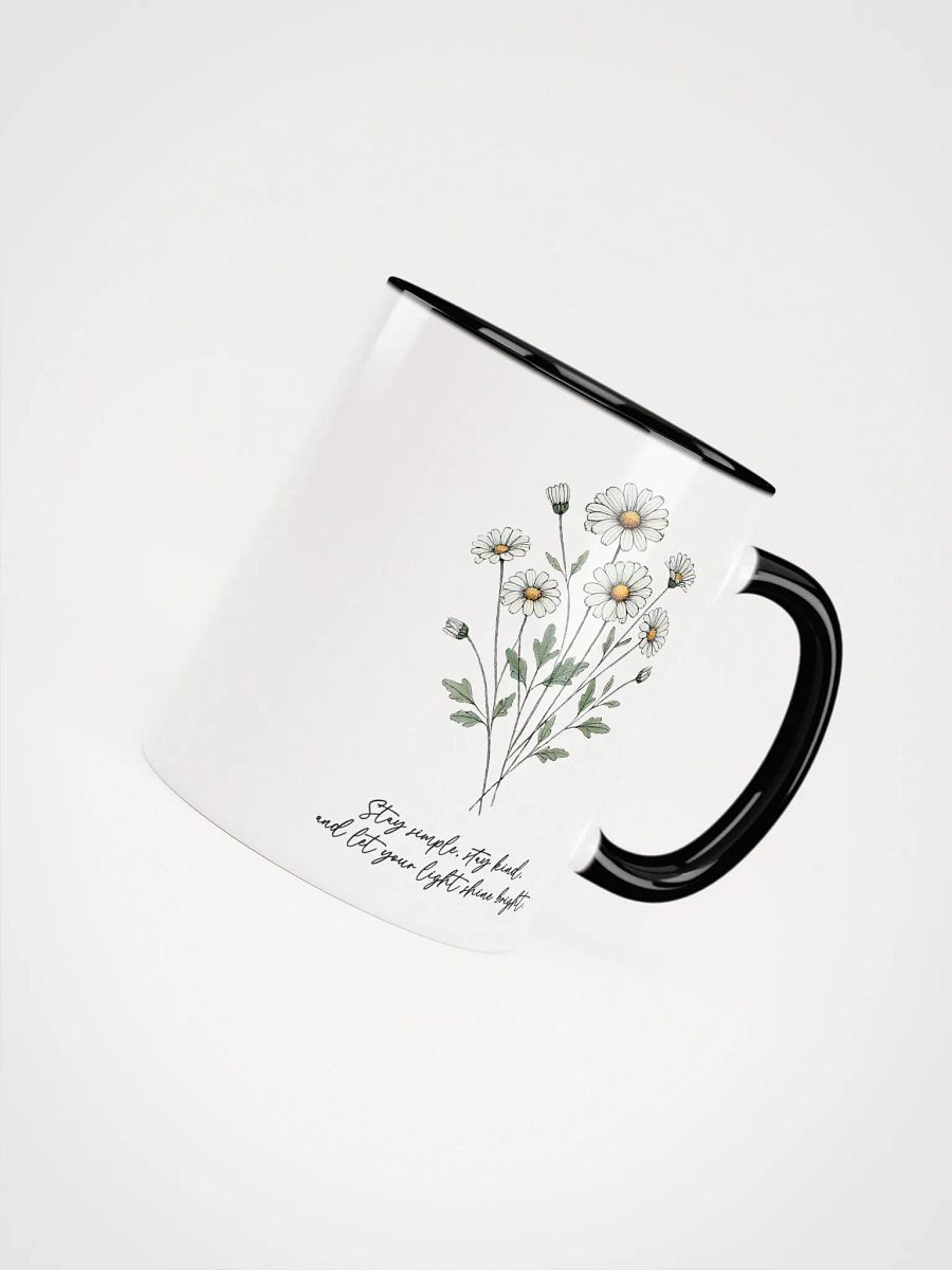 Motivational Daisy Glossy Accent Mug product image (49)