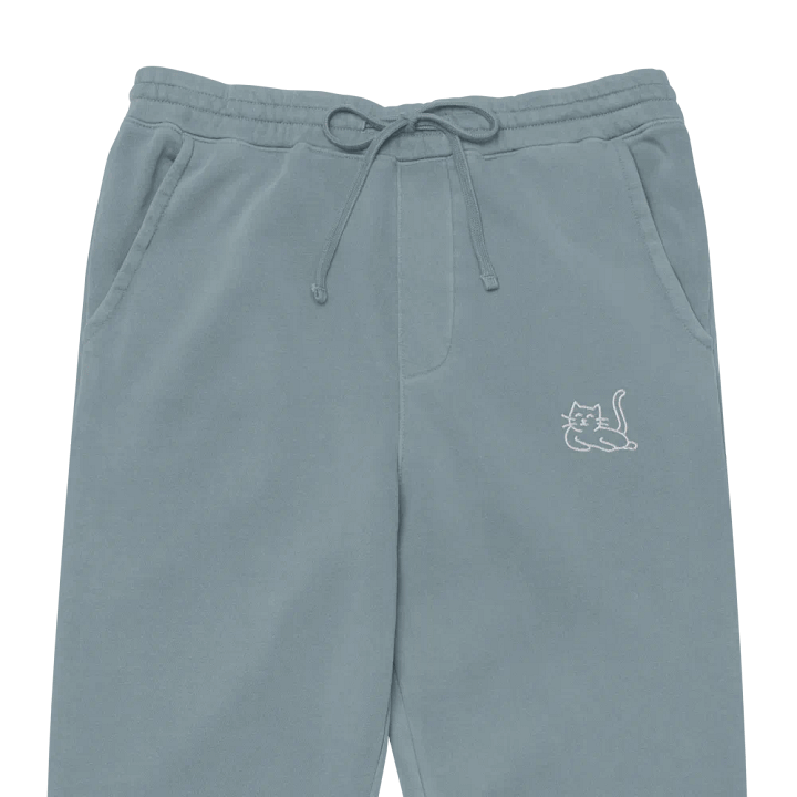 Joggers with cute cat embroidery product image (16)