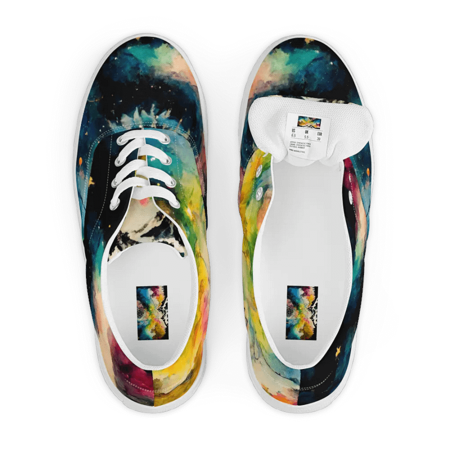 Celestial Night Men's canvas Lace-Up Shoes product image (6)
