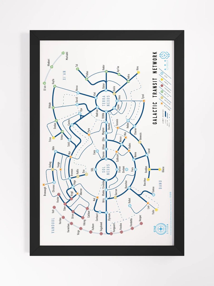 Galactic Transit Map product image (1)