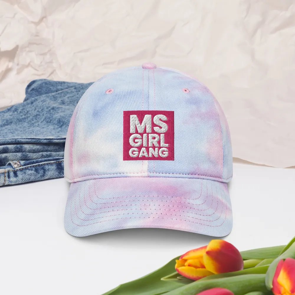 MSgirlgang Embroidered Logo Tie-Dye Hat product image (3)