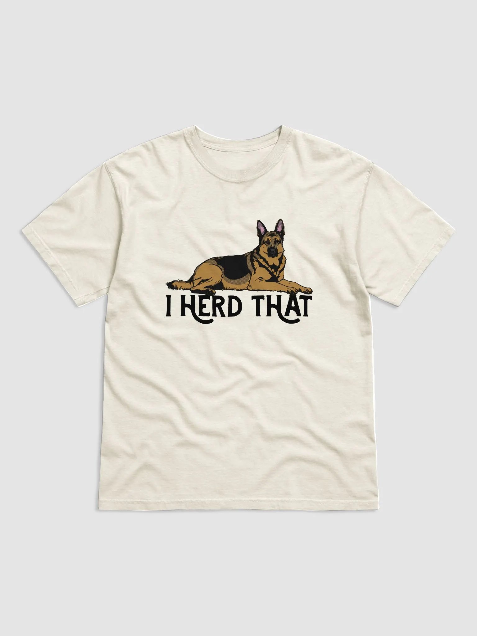 I Herd That German Shepherd | Funny T-Shirt for GSD Paw-rents product image (23)