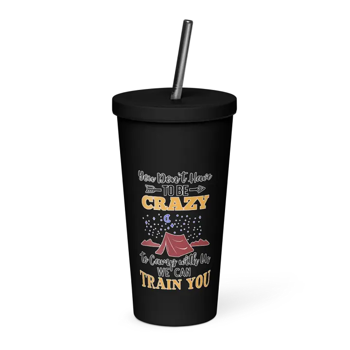 Crazy Camping Insulated Tumbler product image (1)