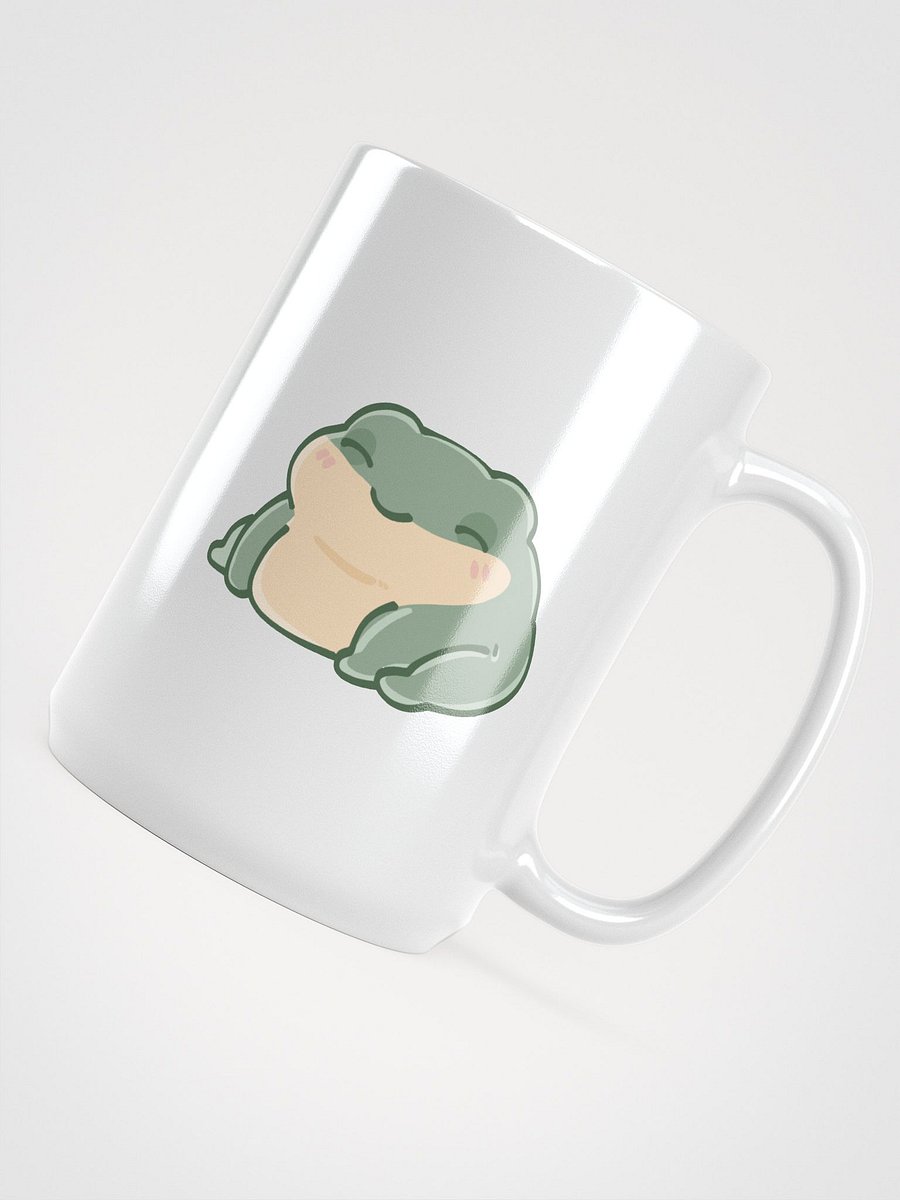 Chubby Frog White Glossy Mug product image (4)
