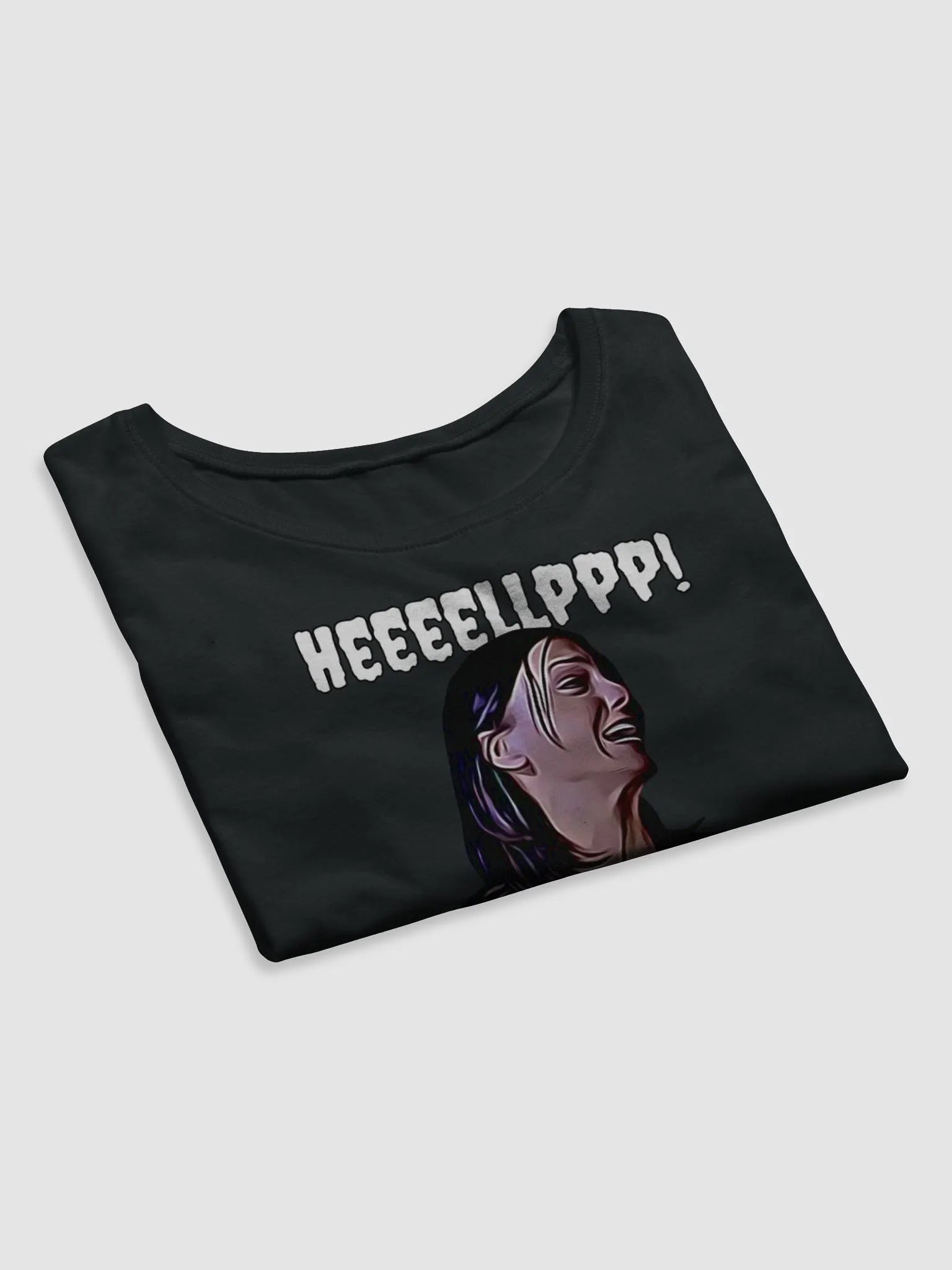 Help! my pussy's gone crazy! Bella+Canvas Women's Crop Baby Tee by Bella+Canvas product image (7)