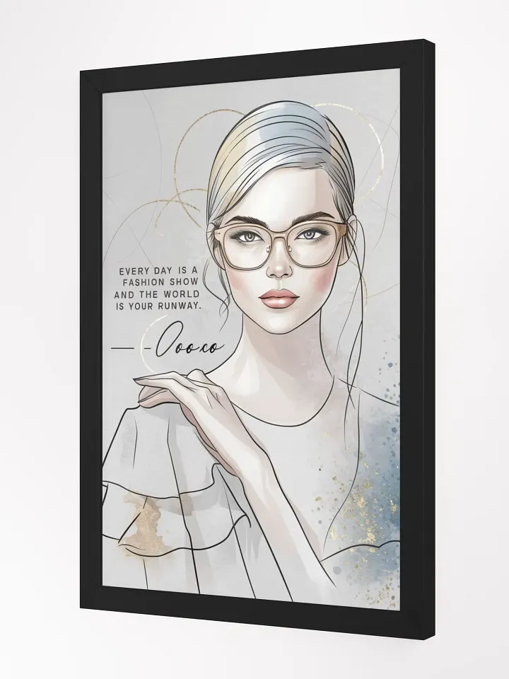 Chic Confidence Framed Poster product image (8)