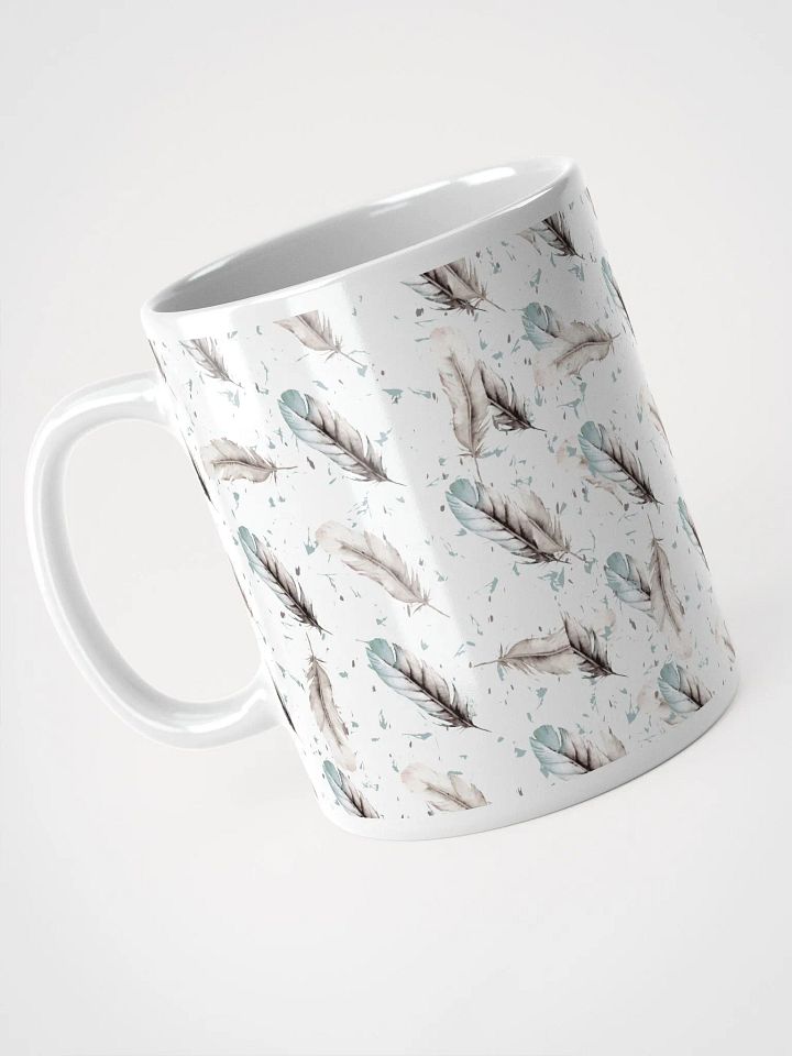 Feathered Dreams White Glossy Mug product image (2)