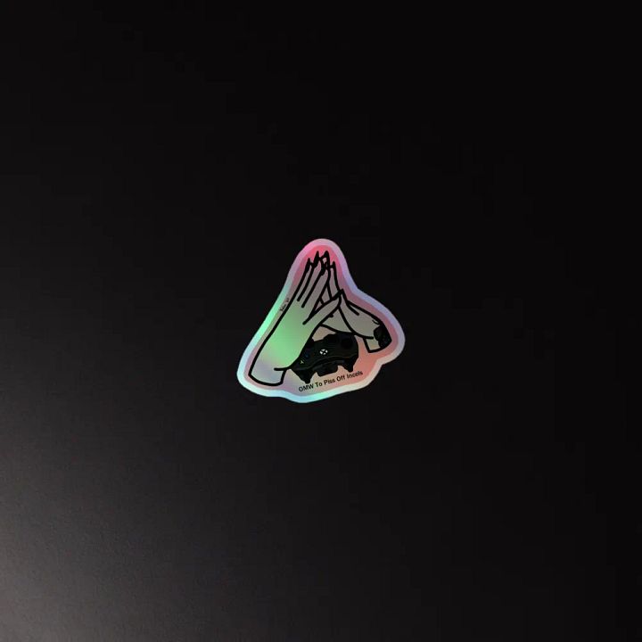 OMW To P*ss Off Incels Holo Sticker product image (4)