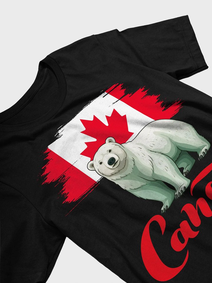 Canadian Flag Polar Bear T-Shirt product image (2)