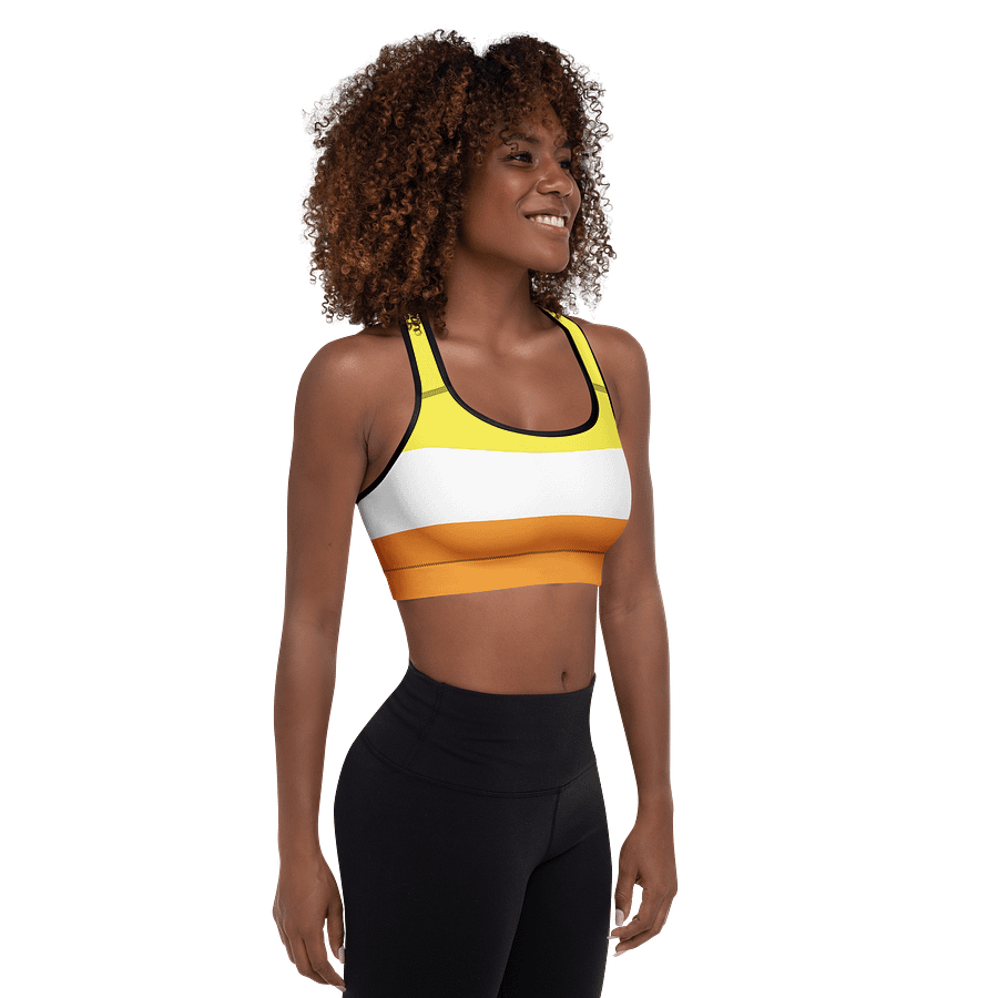 Maverique Pride Flag Padded Sports Bra product image (6)