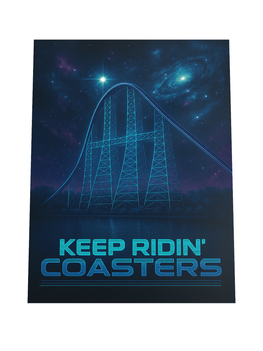 Futuristic Millie - Keep Ridin' Coasters 18x24 inch Poster product image (4)