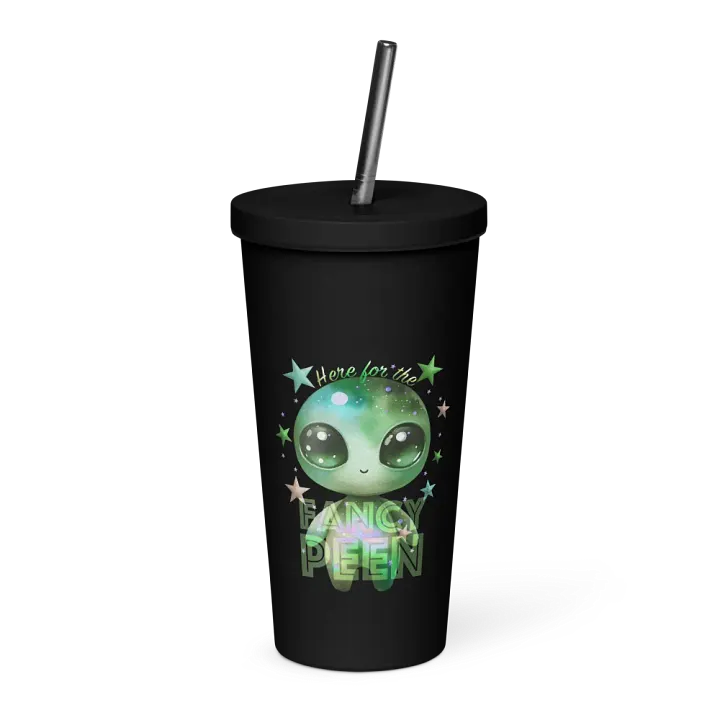 Fancy Alien Insulated Tumbler (Green Dude) product image (1)