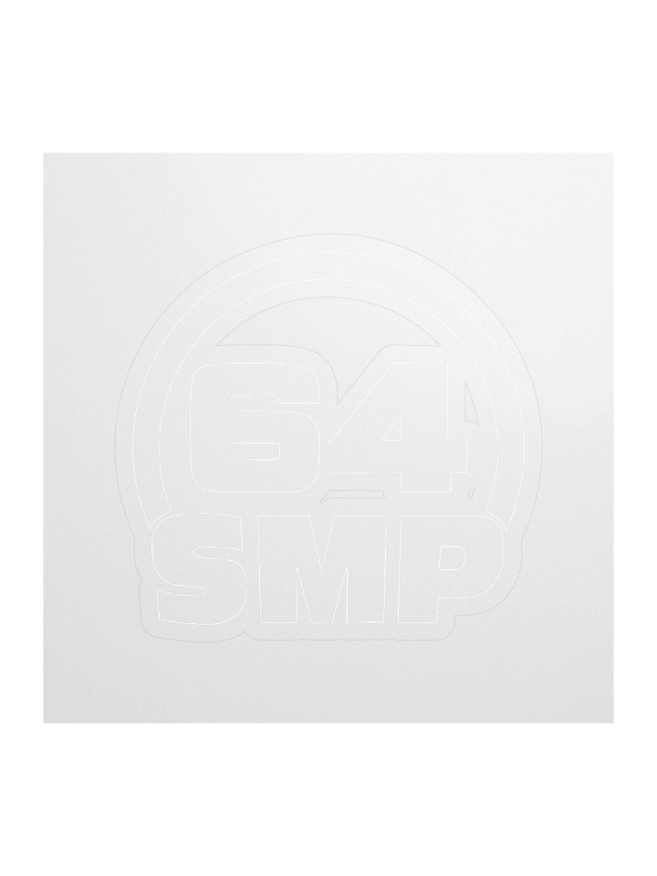 Channel 64 White Watermark Sticker product image (1)