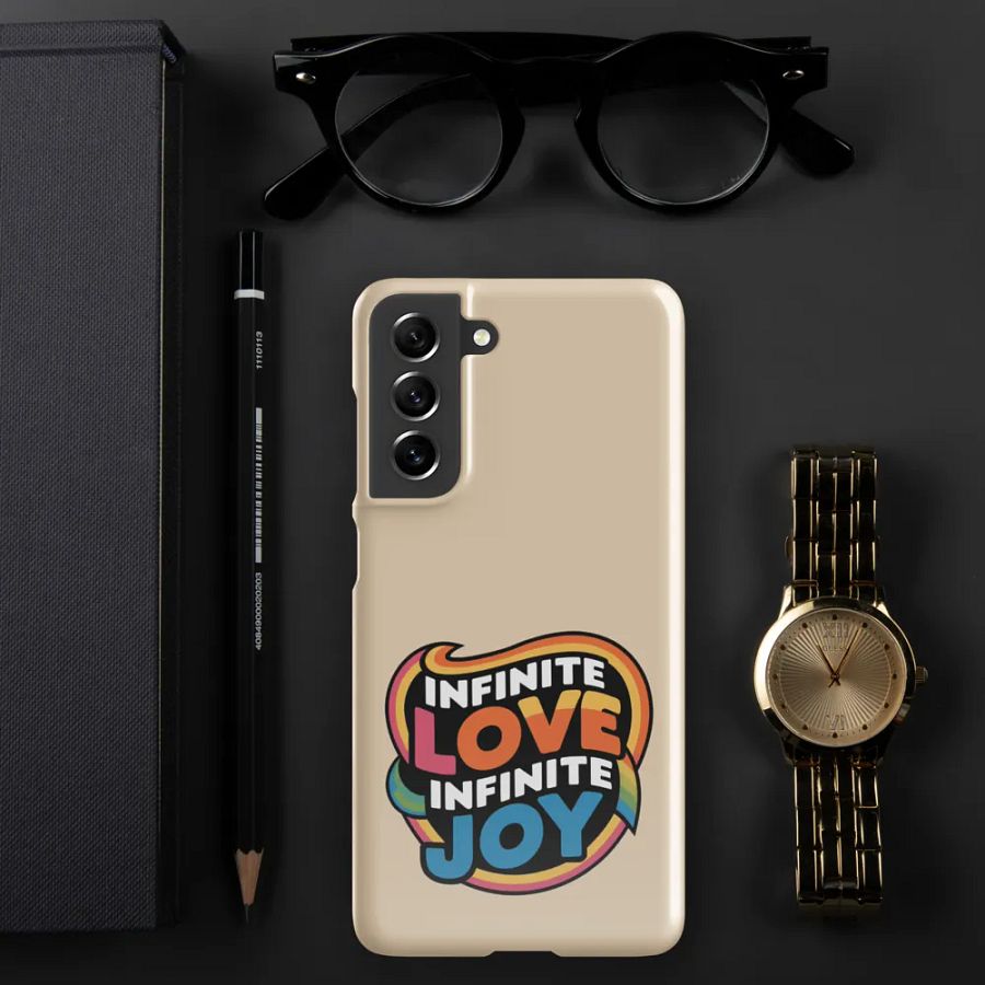 Infinite Love Infinite Joy Snap Case for Samsung (Champagne) product image (8)