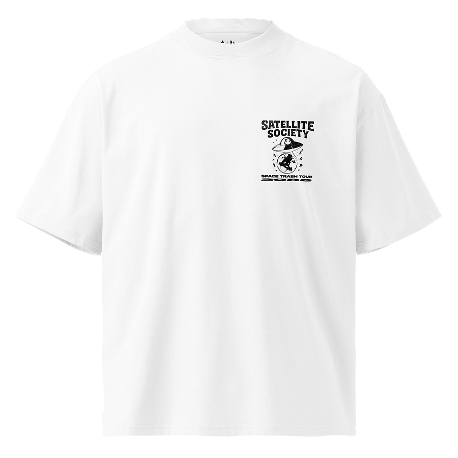 Satellite Society Members Only Organic T-Shirt (Monochrome) product image (7)