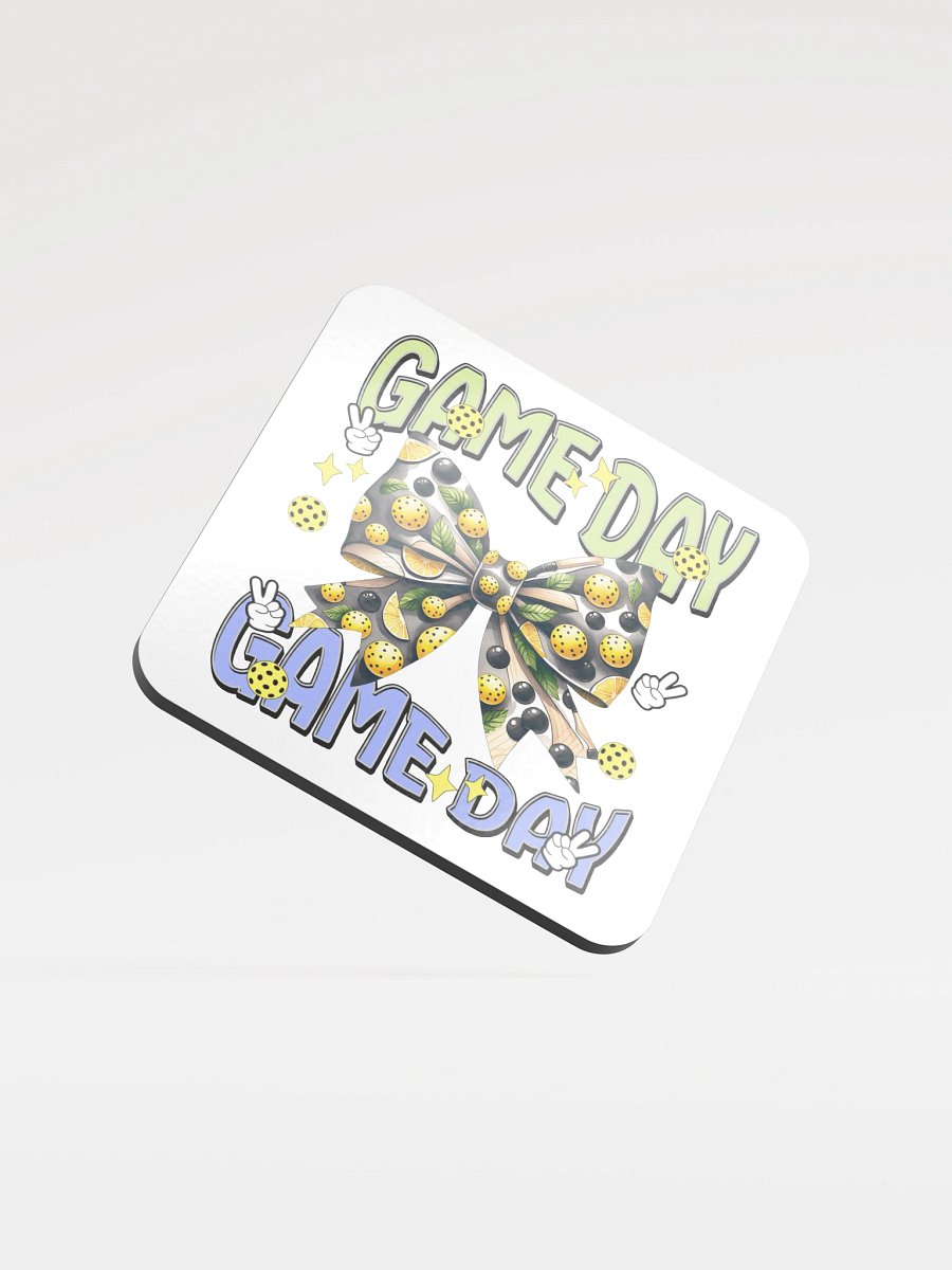 Game Day Bow Pickleball Coaster product image (2)