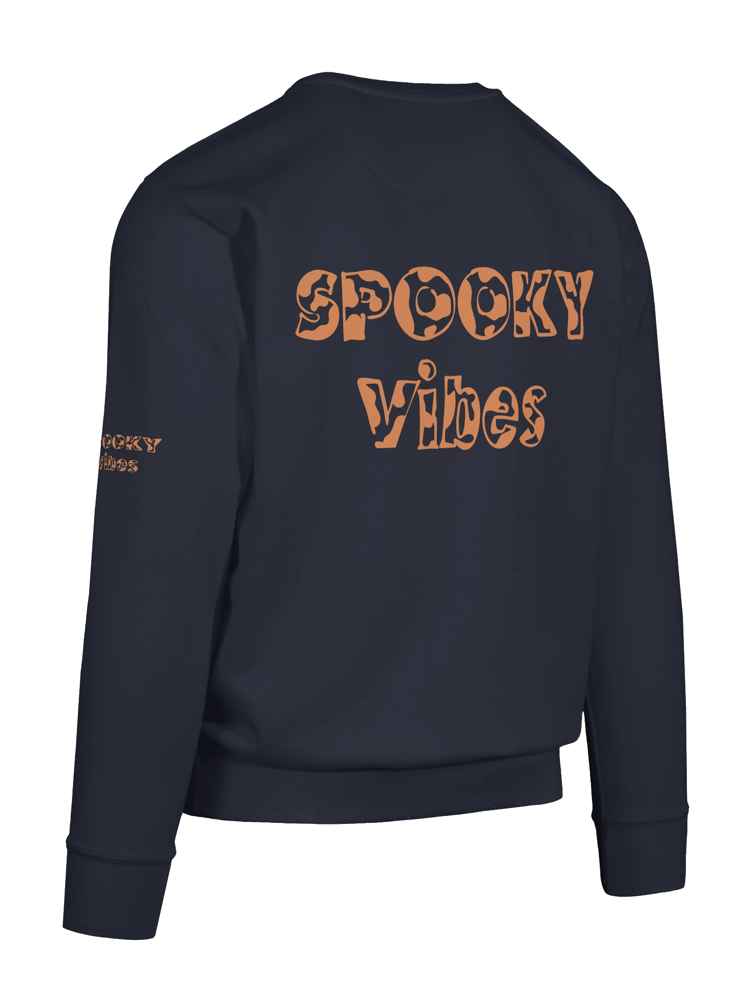 Spooky Vibes Halloween Typography Sweatshirt product image (123)