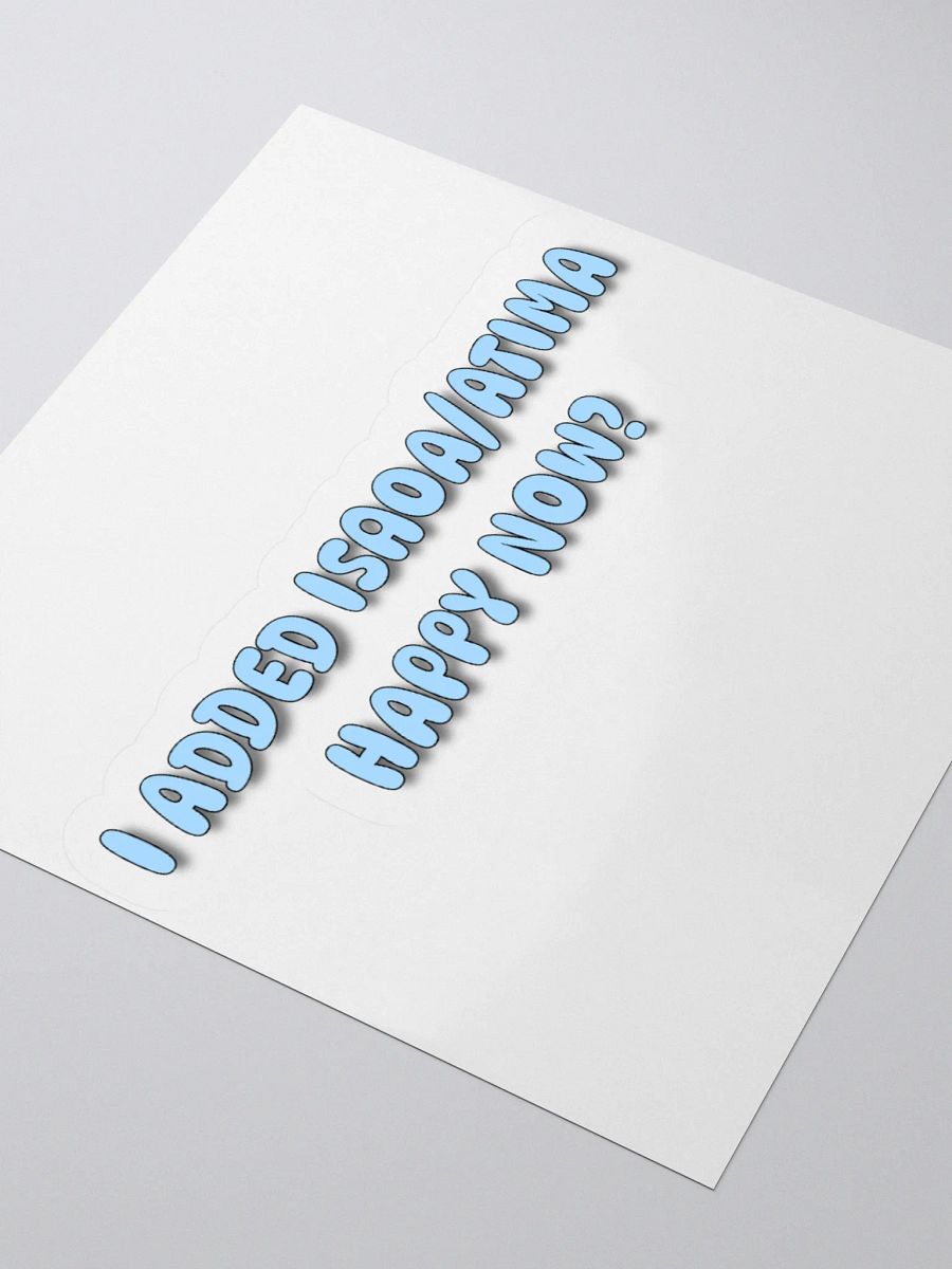 ISAOA/ATIMA Sticker product image (6)