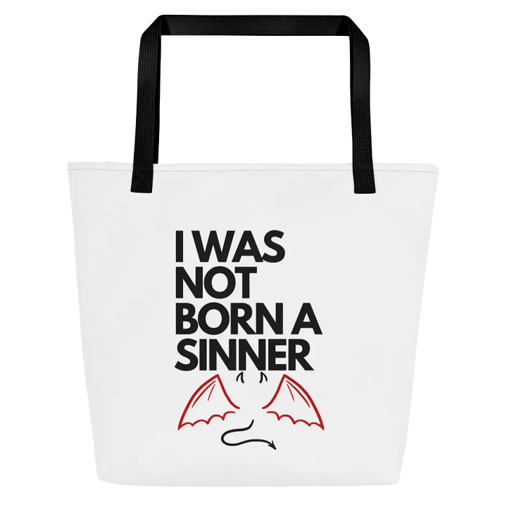 I Was Not Born a Sinner Tote product image (1)