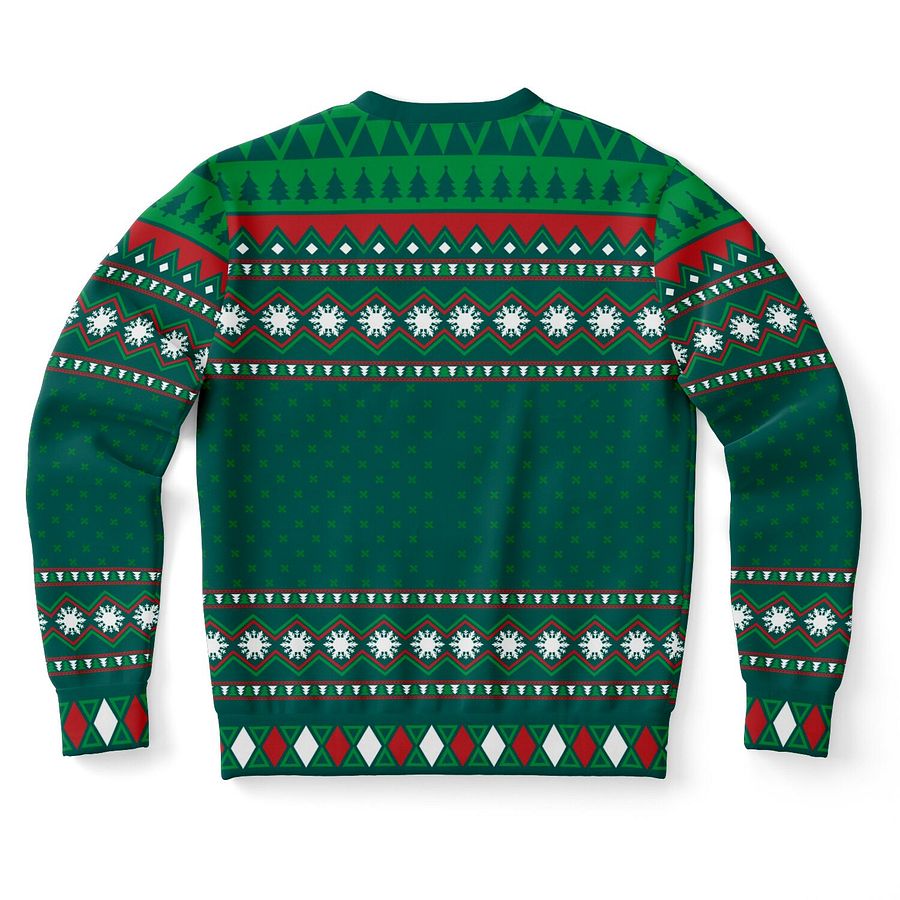 "Happy Bowling" Ugly Christmas Sweater | Santa Hat Ball Graphic Sweatshirt | Bowling Fan Holiday Outfit product image (10)