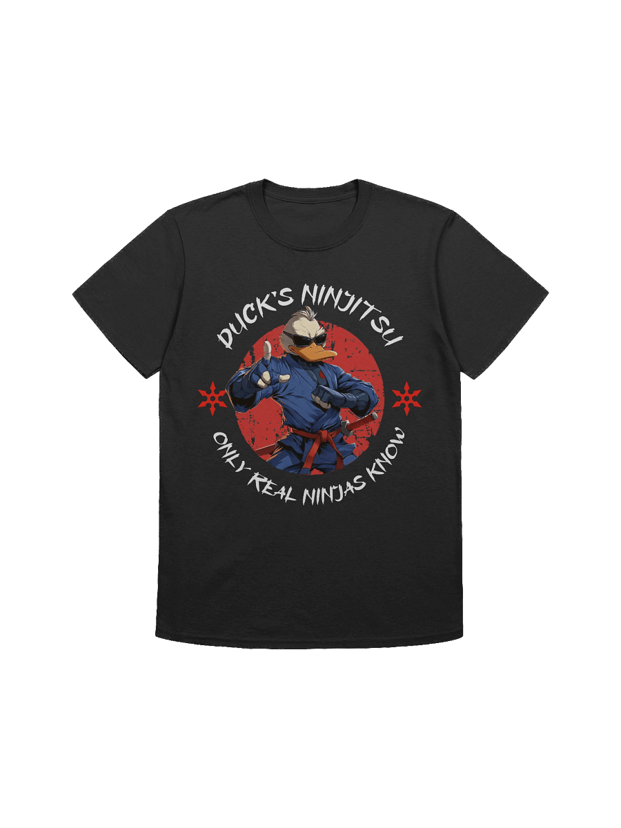 Duck’s Ninjitsu Circle Crest Tee – Only Real Ninjas Know product image (1)