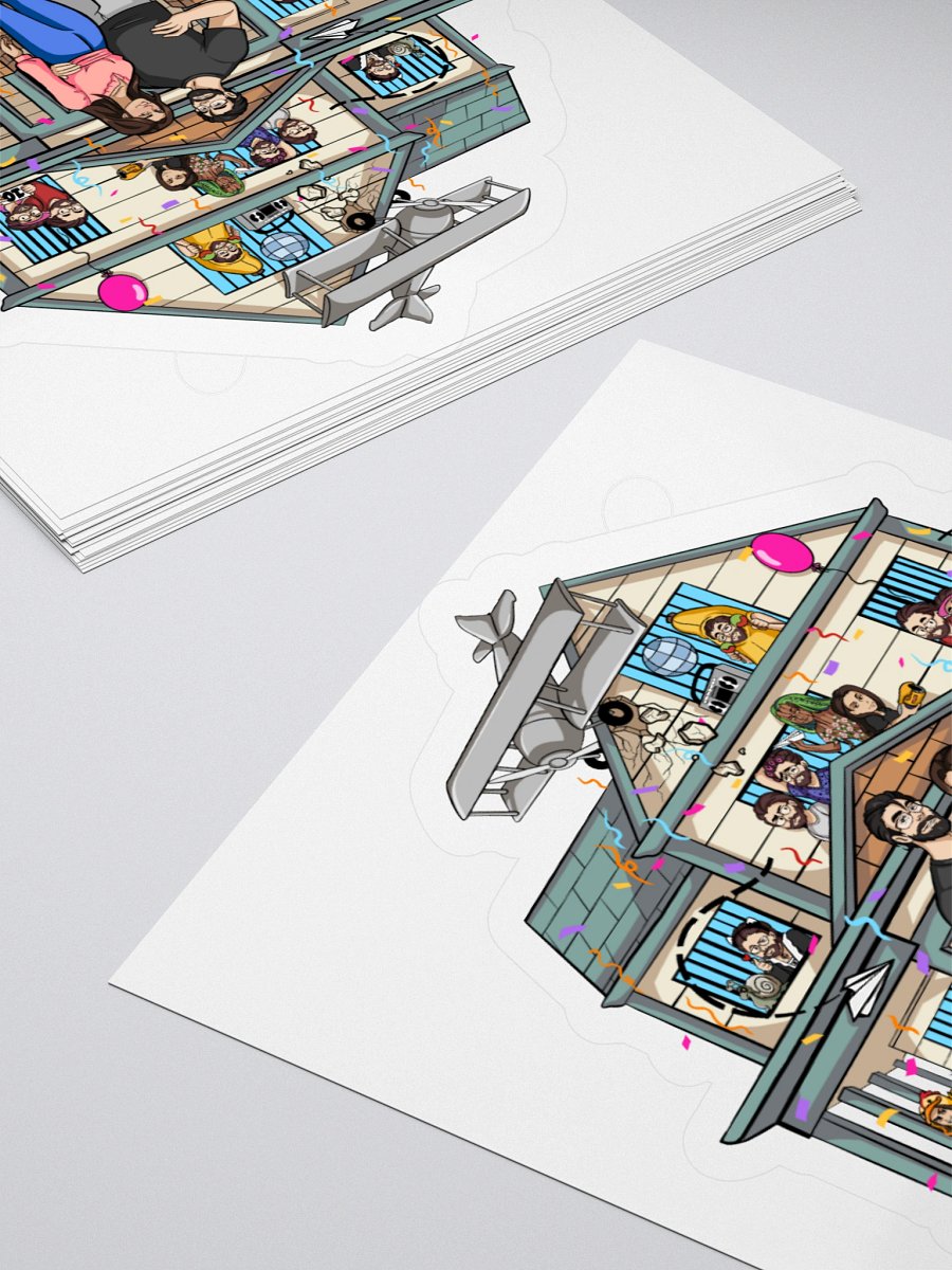 "Full House of J" Kiss Cut Sticker product image (11)