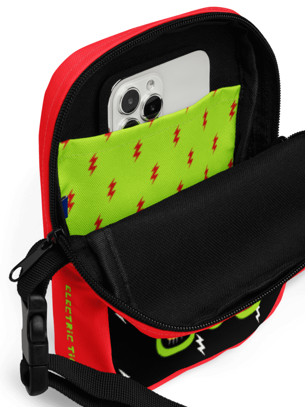 Red Electric Tiger with Black and Lime - Crossbody Bag product image (2)