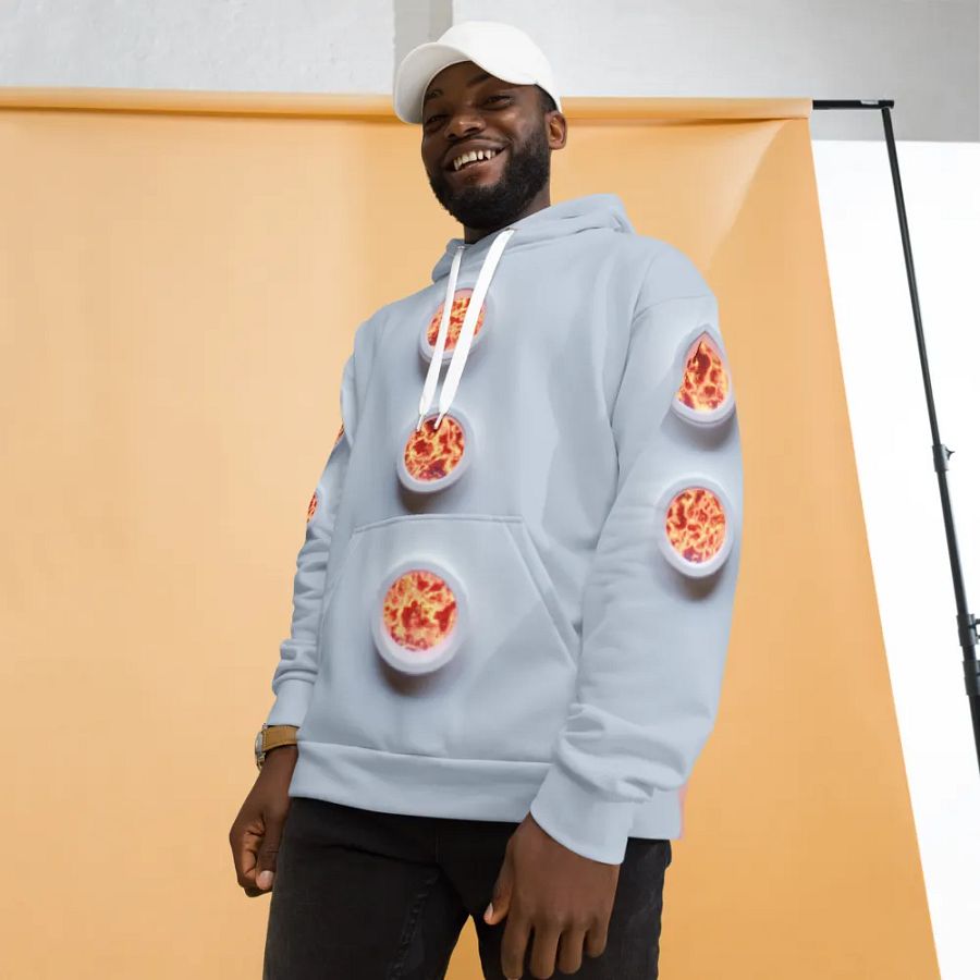 Energy of 3D Magma (unisex hoodie) product image (11)