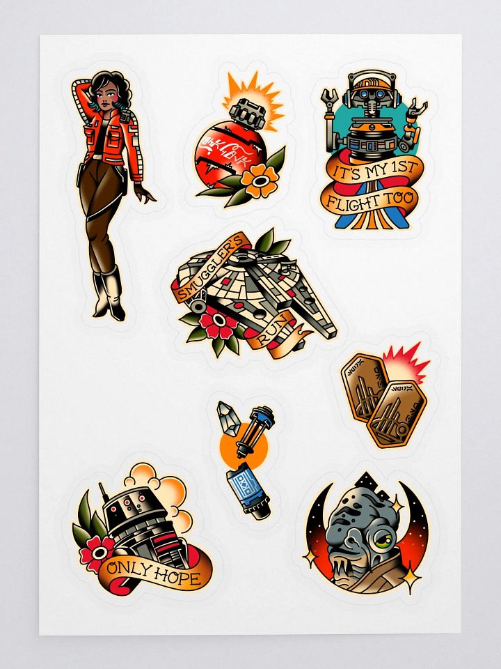 Galaxy's Edge Flash - Sticker Sheet product image (1)