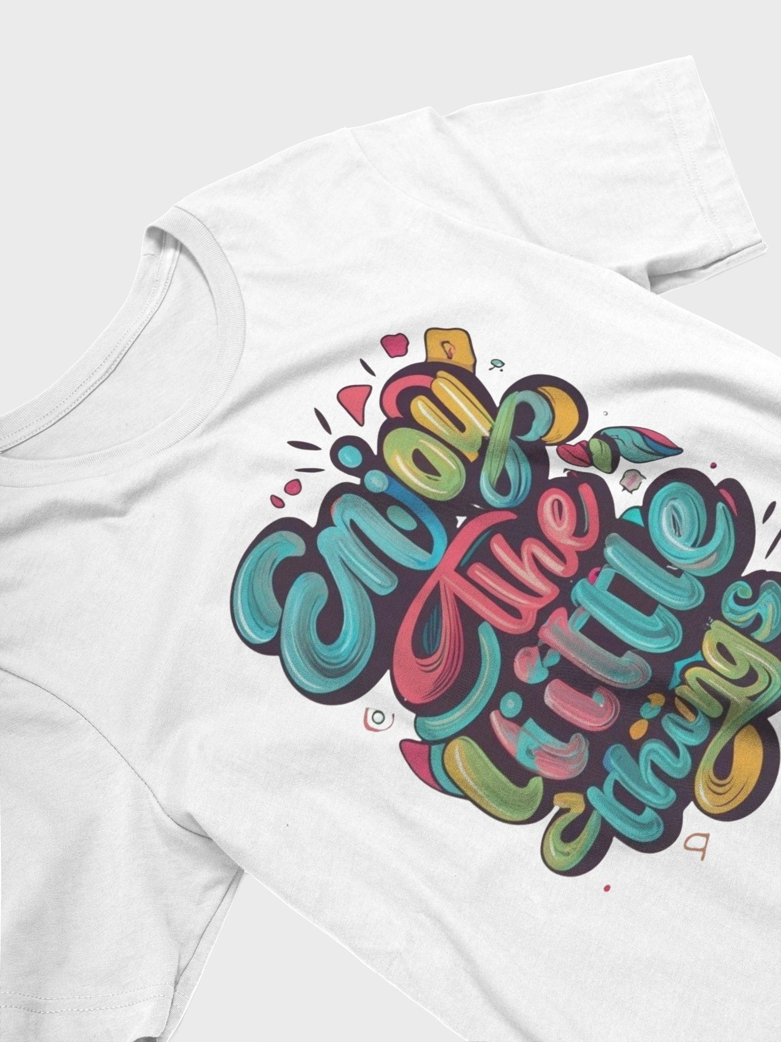 "Enjoy The Little Things" Stylish Design T-Shirt product image (2)