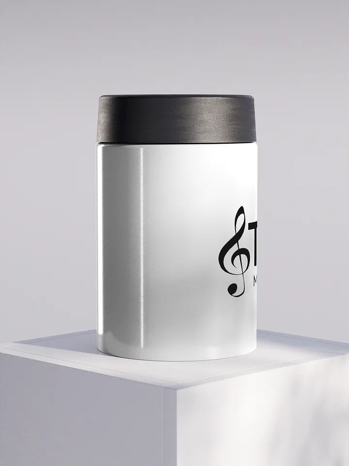 TDS Music White Stainless Steel Koozie product image (1)
