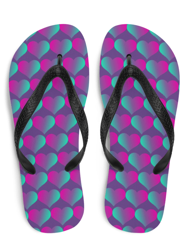 Harmony Hearts Flip Flops product image (1)