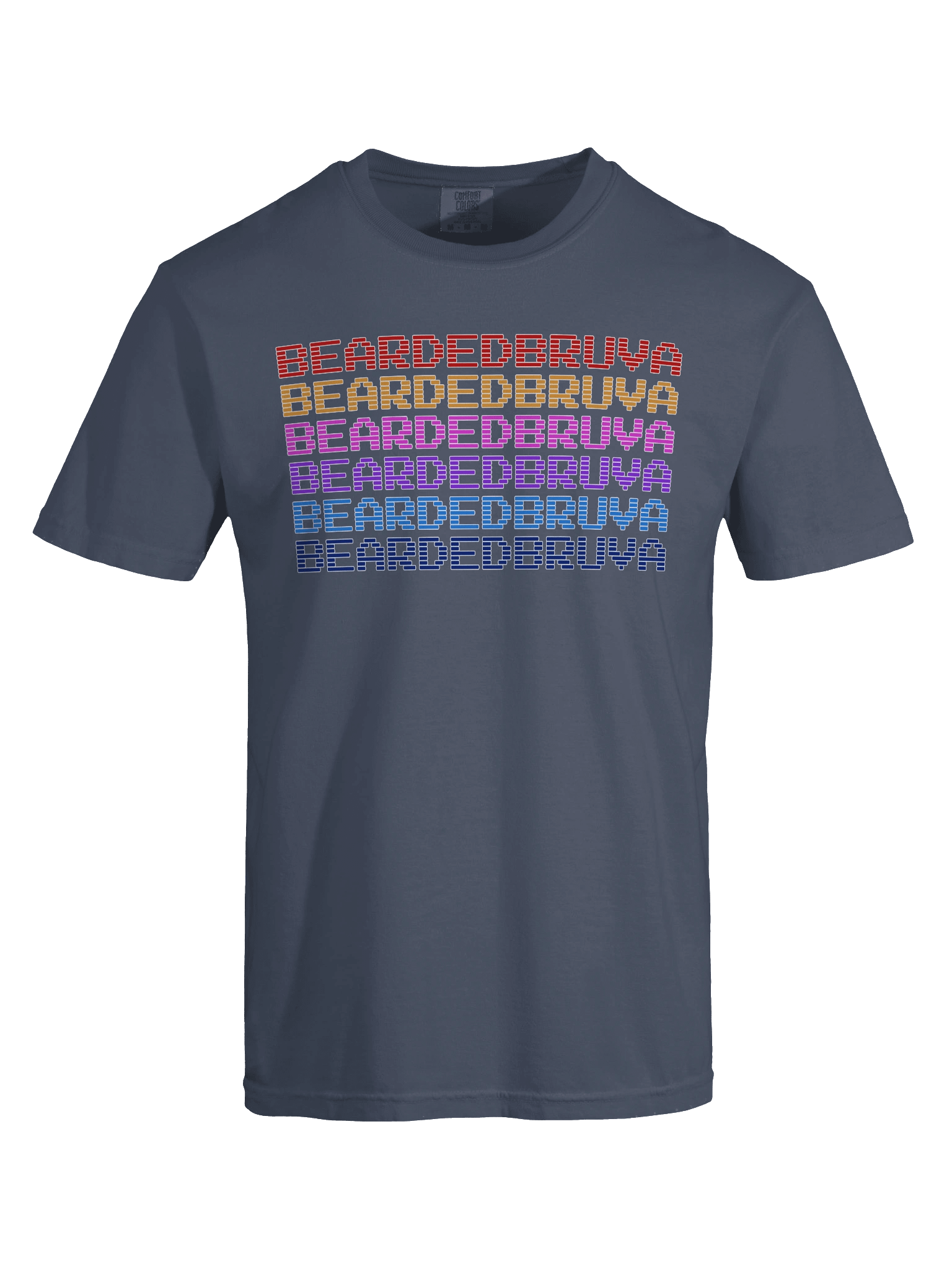 BeardedBruva Color Grid T-Shirt product image (95)